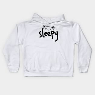 Cute Sleepy Hamster Kids Hoodie